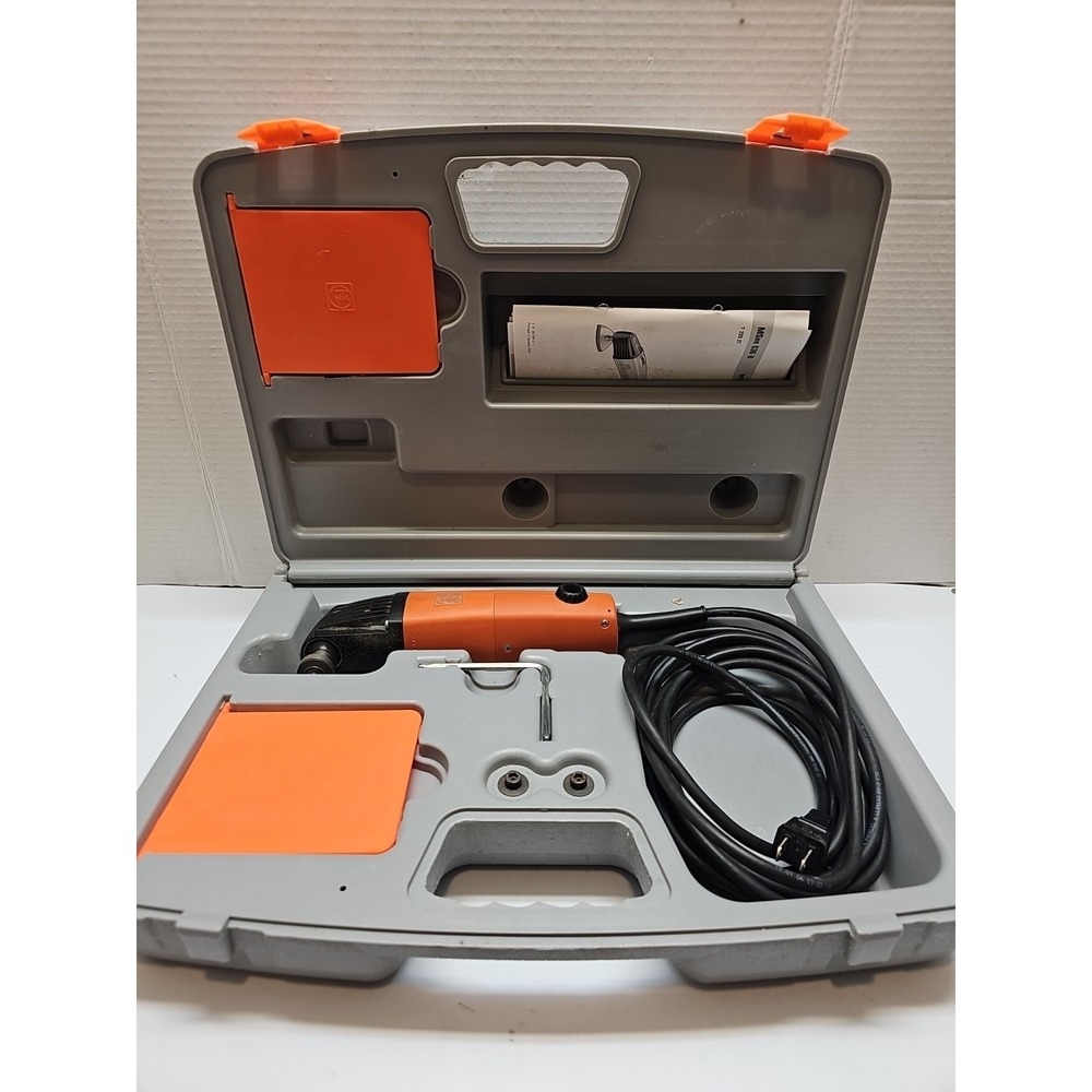 Fein MSXE 636 II MultiMaster Oscillating Multi-Tool Case w/Accessories....TESTED